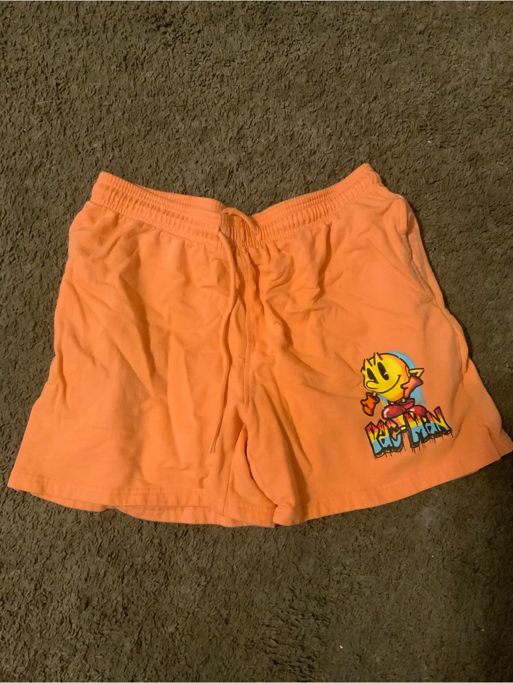 Pac-Man Orange Men’s Casual Shorts